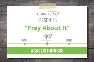 Lesson 11 - Pray About It