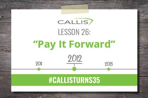 Lesson 26 - Pay It Forward