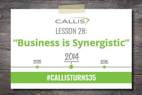 Lesson 28 - Business is Synergistic