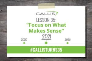 Lesson 35 - Focus on What Makes Sense