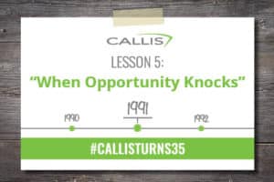 Lesson 5 - When Opportunity Knocks