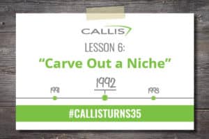 Lesson 6 - Carve Out a Niche
