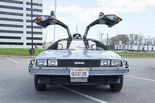 back to the future car