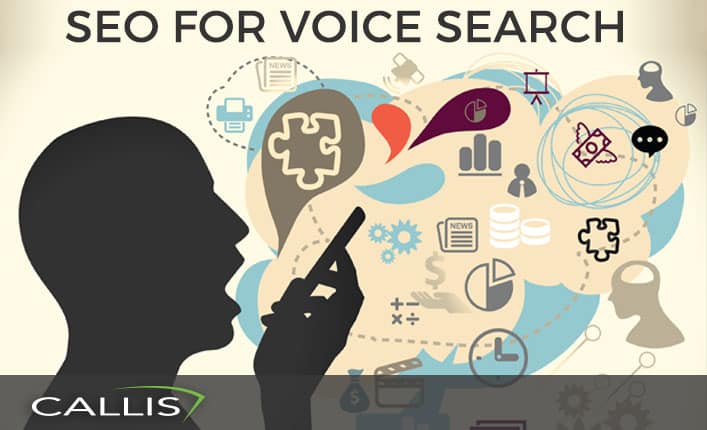 SEO for voice search graphic