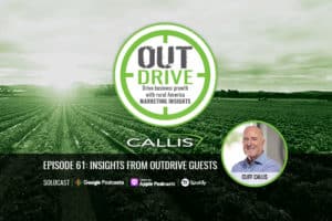 OUTdrive episode 61: Insights from OUTdrive Guests. Solocast with Cliff Callis. Available on Apple, Spotify and Google Podcasts