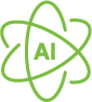 Icon with the text AI