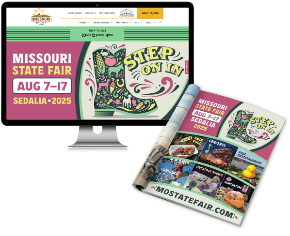 A computer showing the MSF website and a magazine with an ad