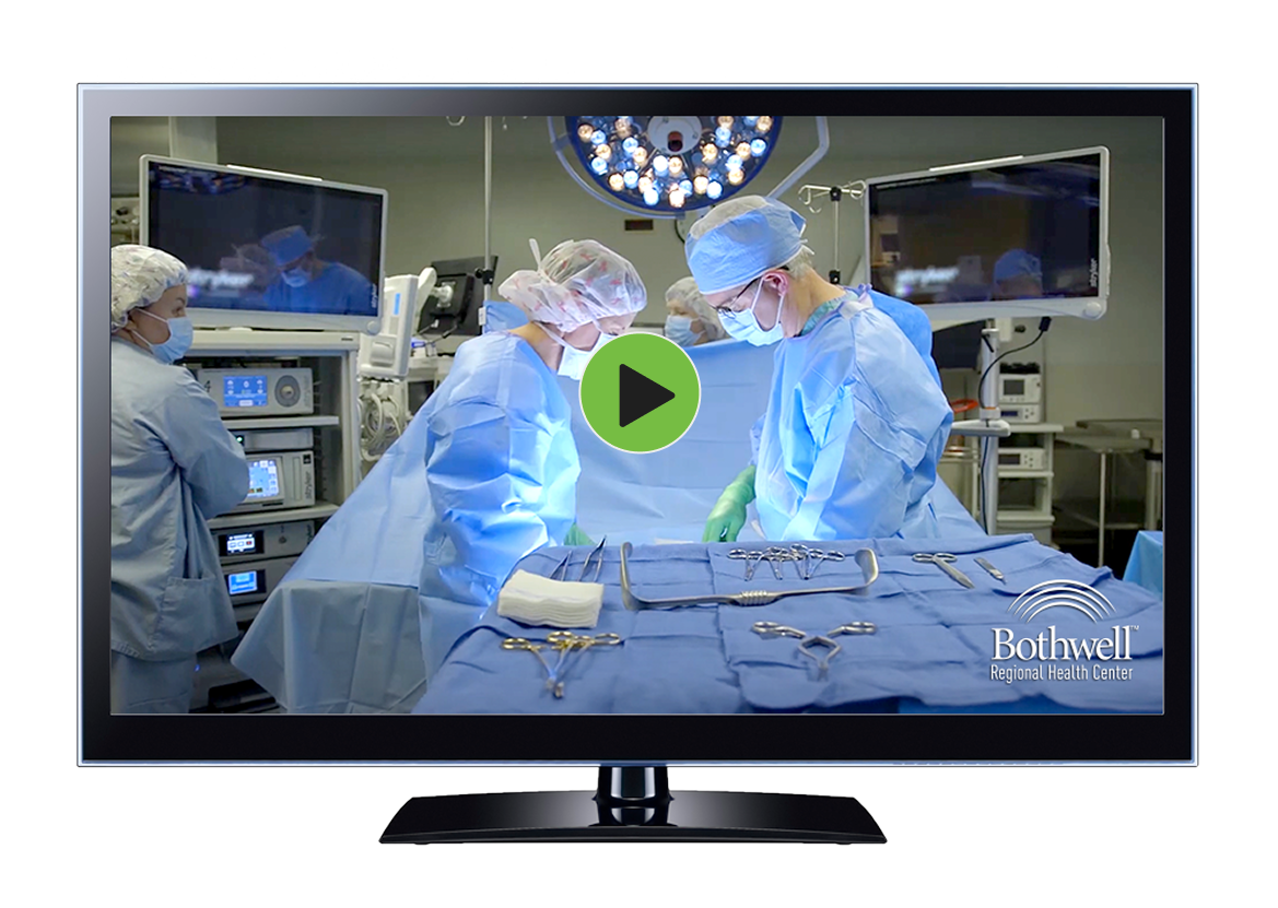 A TV showing a BRHC ad