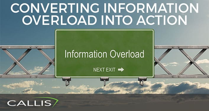 Information Overload exit sign